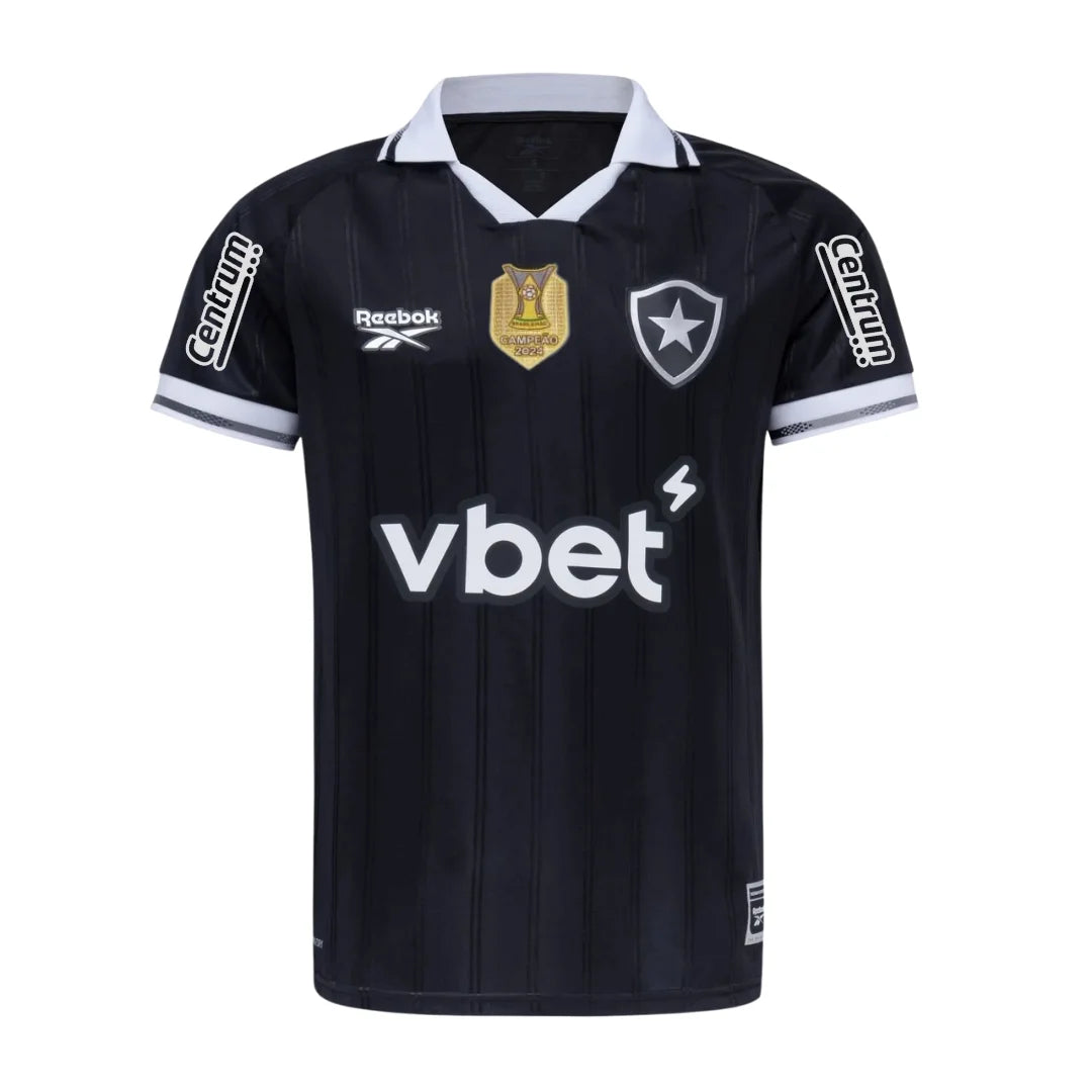 Camisa Botafogo Away 2025/26 Com Patrocínios