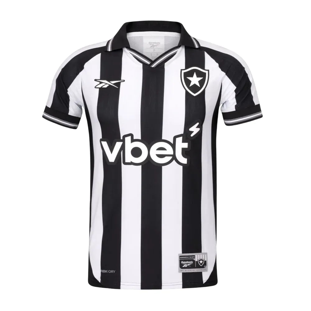 Camisa Botafogo Home 25/26 - Preta e Branca