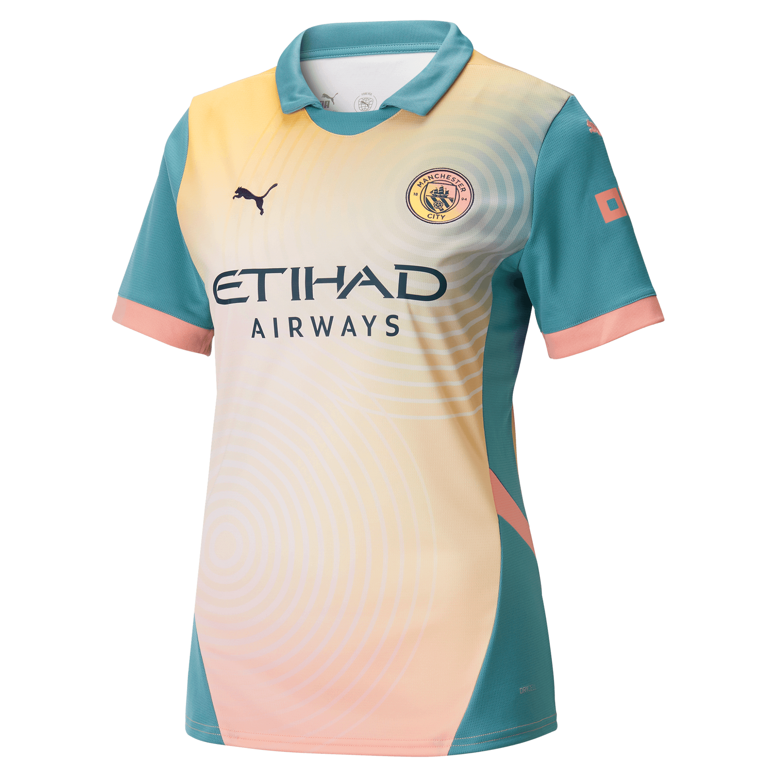 Camisa Manchester City Feminina Definitely 24/25 - Amarela
