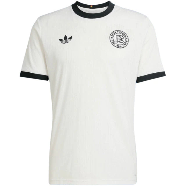 Camisa Alemanha '125th Anniversary' 2025 Torcedor Masculina - Branca