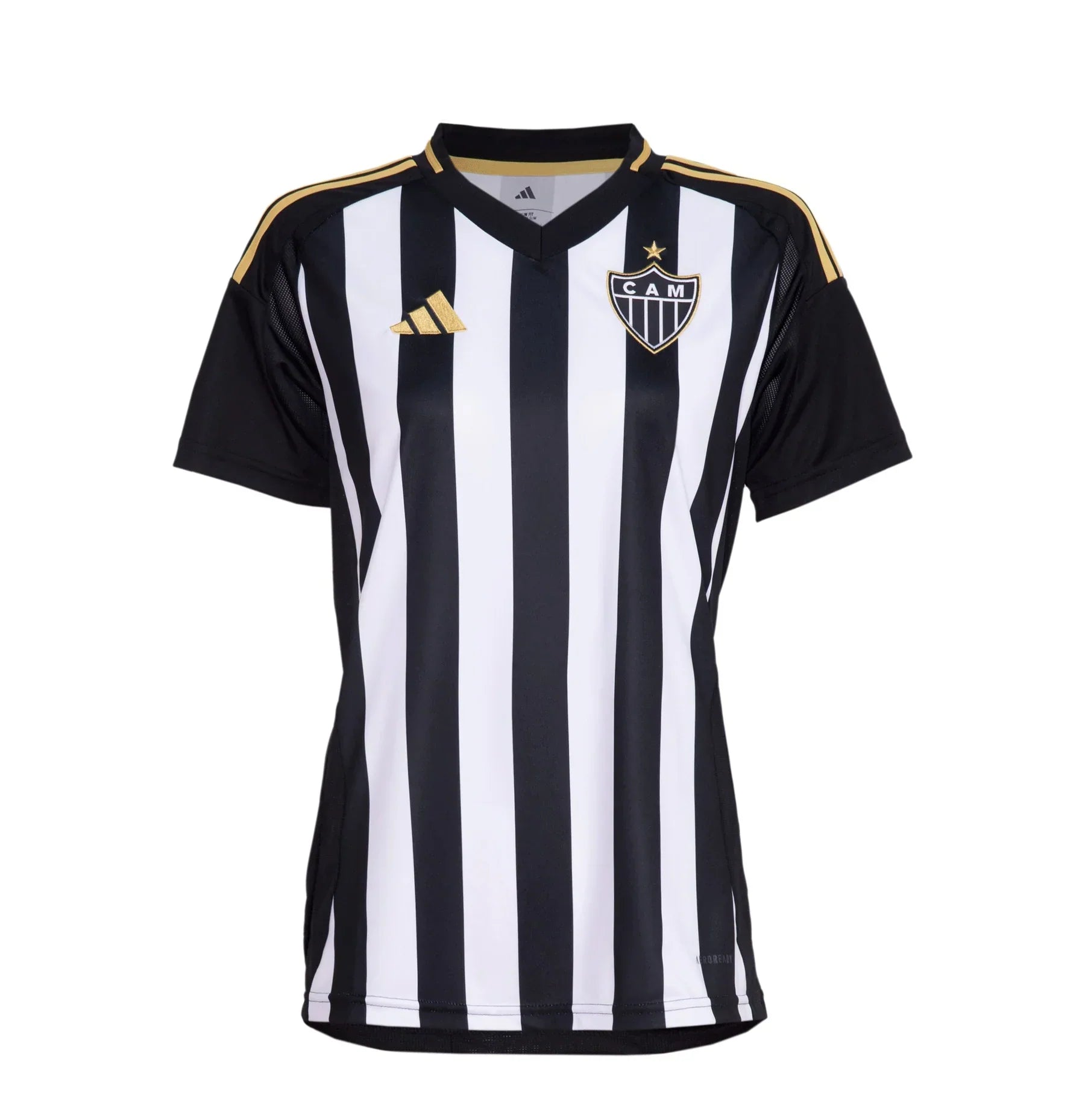 Camisa Atlético Mineiro Feminina Home 25/26 - Preta e Branca