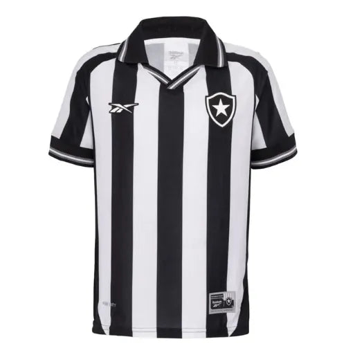 Camisa Botafogo Home 25/26 - Preta e Branca