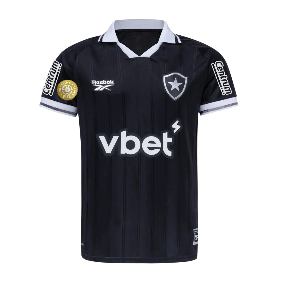 Camisa Botafogo Away 2025/26 Com Patrocínios